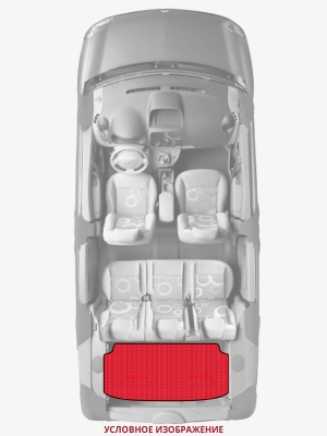 ЭВА коврики «Queen Lux» багажник для Hyundai Grand Starex